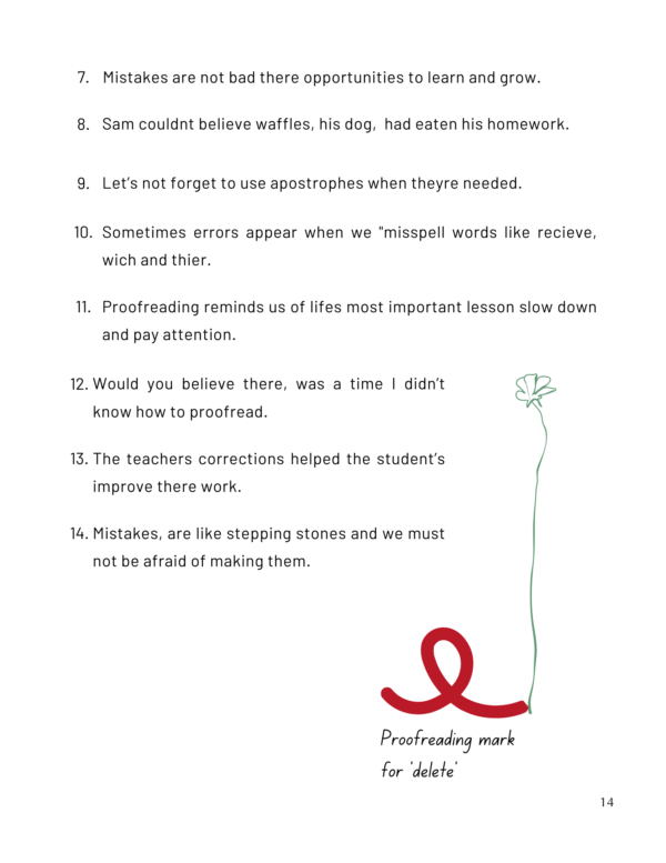 Editing Life and Work: Lessons from Proofreading Marks - 3rd to 5th Grade - Image 4